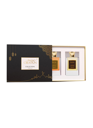 Amazing Creation 2-Pieces Perfume Gift Set for Men, Toscana 50ml EDP, Argento 50ml EDP