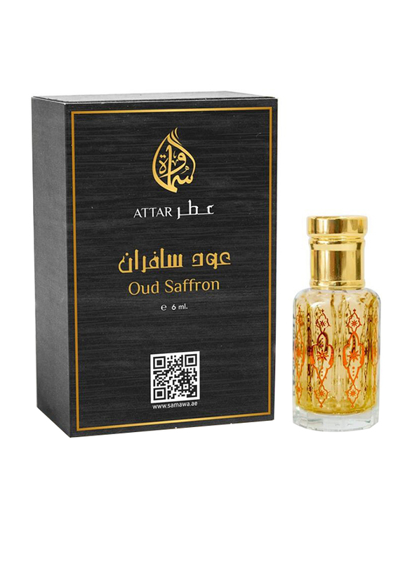 Samawa Oud Saffron 6ml Attar Unisex