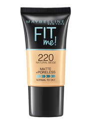 Maybelline New York Fit Me Foundation, 220 Natural Beige