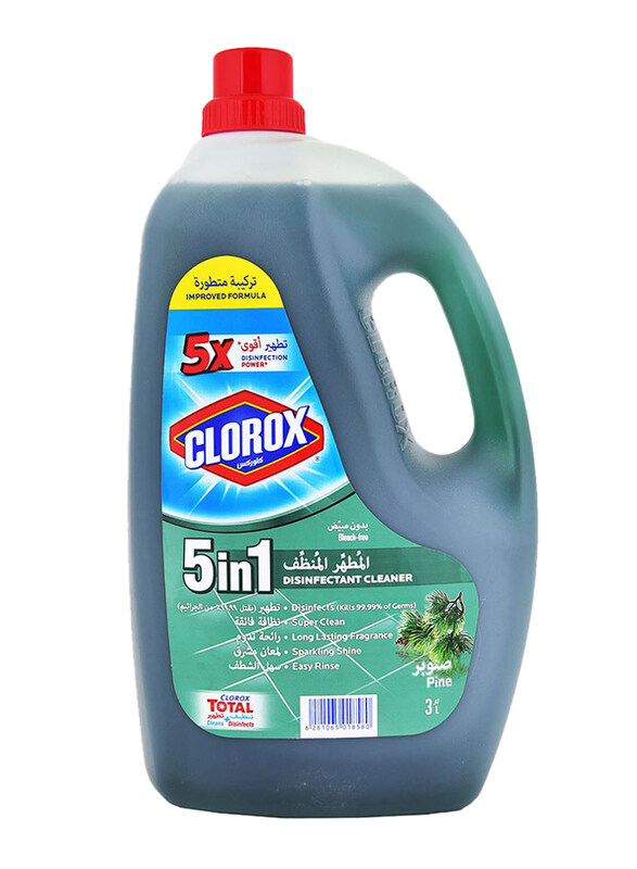 

Clorox 5-in-1 Pine Disinfectant Floor Cleaner, 3 Liter