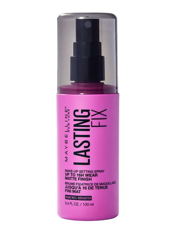Maybelline New York Lasting Fix Matte Finish Makeup Setting Spray, 100ml, Clear