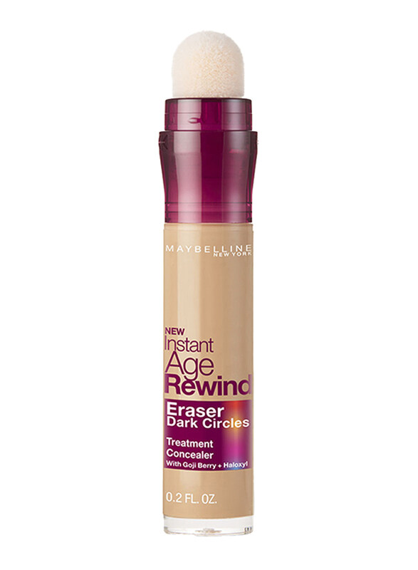 Maybelline New York Instant Age Rewind Eraser Dark Circles Treatment Concealer, 6ml, 122 Sand, Beige