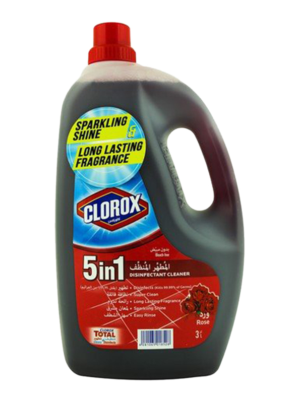Clorox 5-in-1 Rose Disinfectant Cleaner, 3 Liter