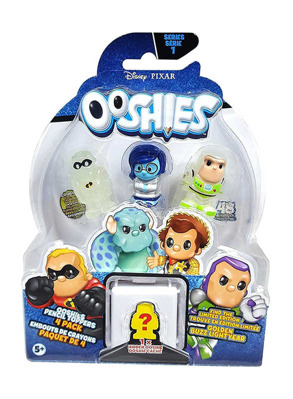 Head Start Disney Pixar Oshies Pencil Toppers, 4 Pieces, Ages 5+