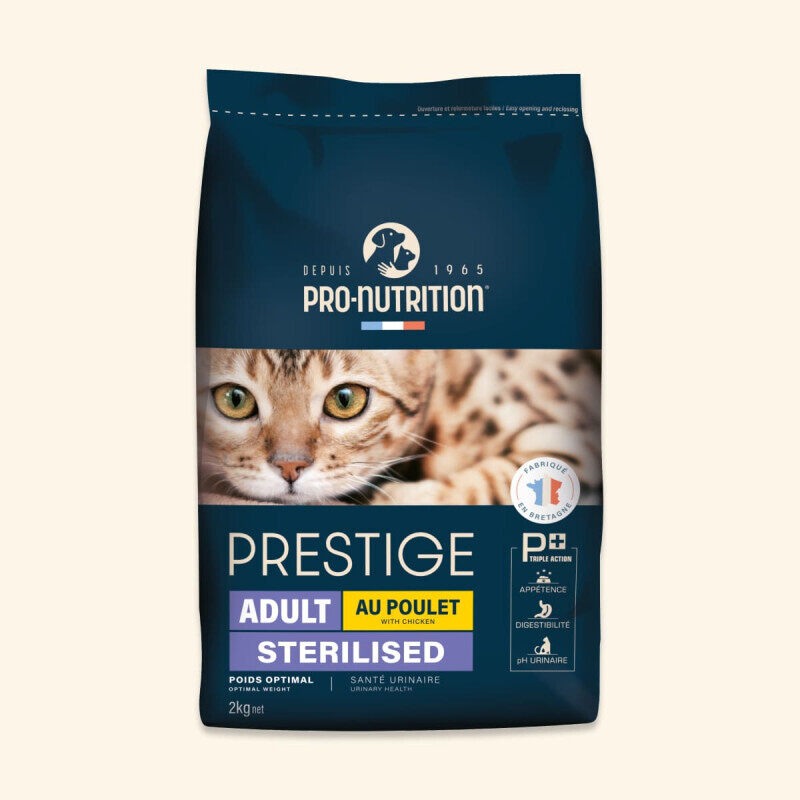 

Pro Nutrition Prestige Cat Adult Sterilised Chicken 10+2Kg