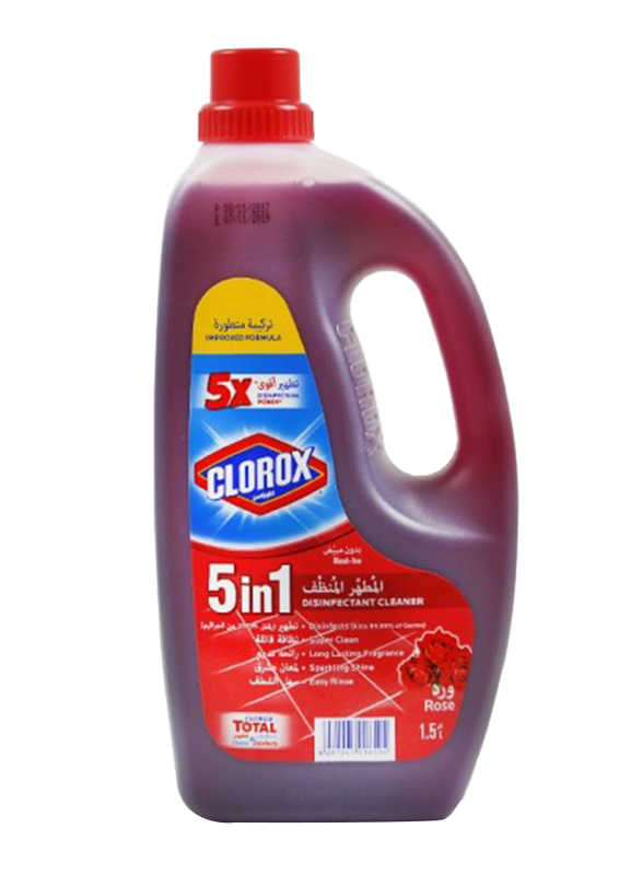 Clorox 5-in-1 Rose Disinfectant Cleaner, 1.5 Liter