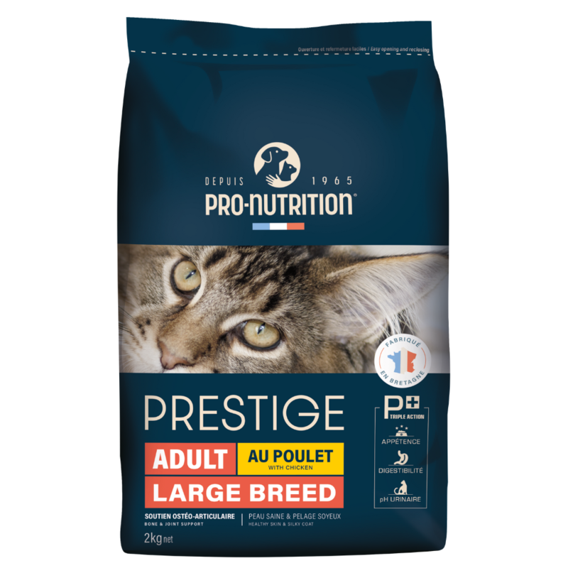 

Pro Nutrition Prestige Cat Adult Large Breed With Chicken 2Kg