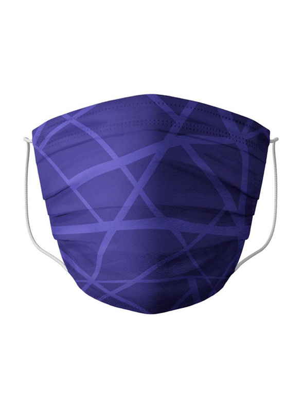 RKF Curve Design 99 % Protected Reusable and Washable Face Mask, 50 Full Wash Cycles, Navy Blue, Free Size
