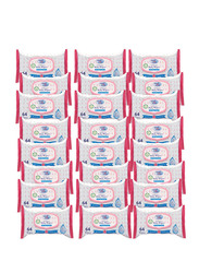 Cool & Cool 24 Pieces 99% Water Content Baby Wipes, White, 64 Sheets