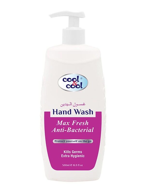 

Cool & Cool Max Fresh Anti-Bacterial Hand Wash, 500ml