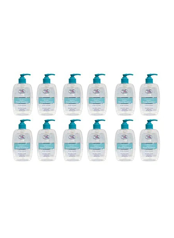 Cool & Cool Sensitive Hand Sanitizer, 500ml, 12 Pieces