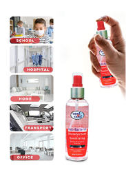 Cool & Cool Anti-Bacterial Disinfectant + Sanitizing Multi Purpose Spray, 100ml, 4 Pieces