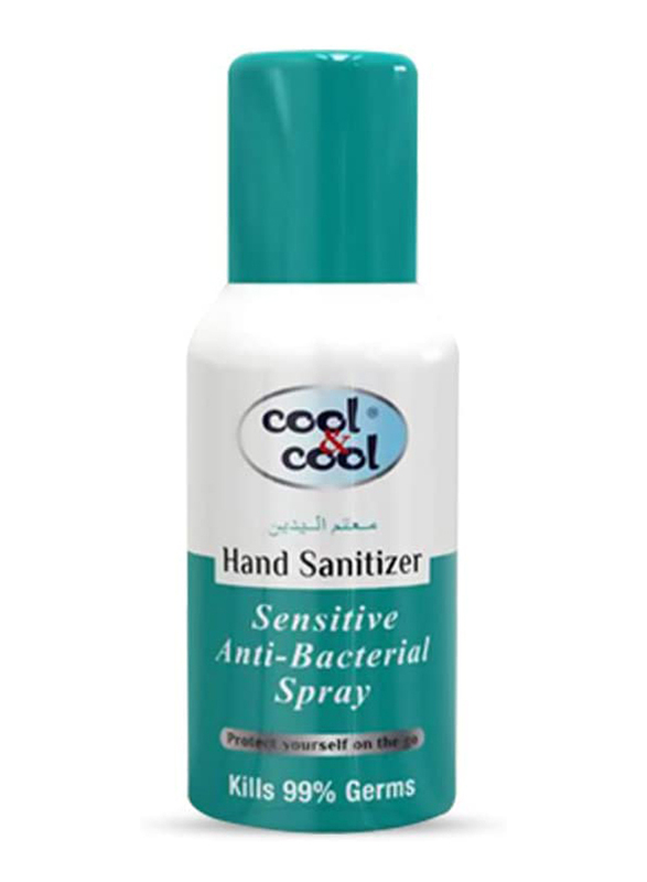 Cool & Cool Sensitive Hand Sanitizer Spray, 120ml, 6 Pieces