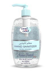 Cool & Cool Aqua Hand Sanitizer, 500ml, 12 Pieces