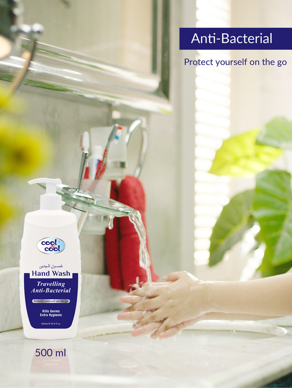 Cool & Cool Travelling Anti-Bacterial Hand Wash, 500ml