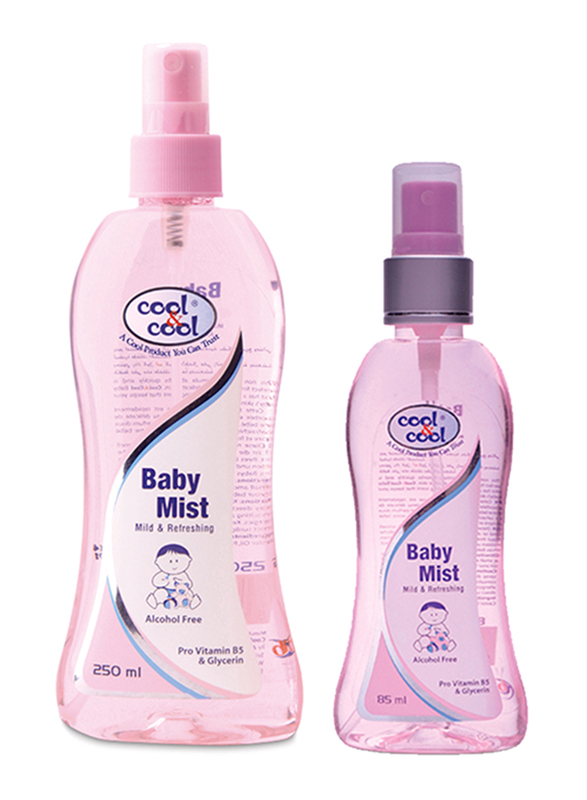 Cool & Cool 2-Pieces Baby Mist, 250ml + 85ml