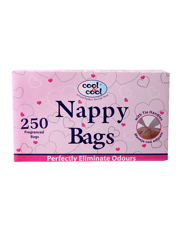 Cool & Cool 250 Sheets Nappy Bags for Babies