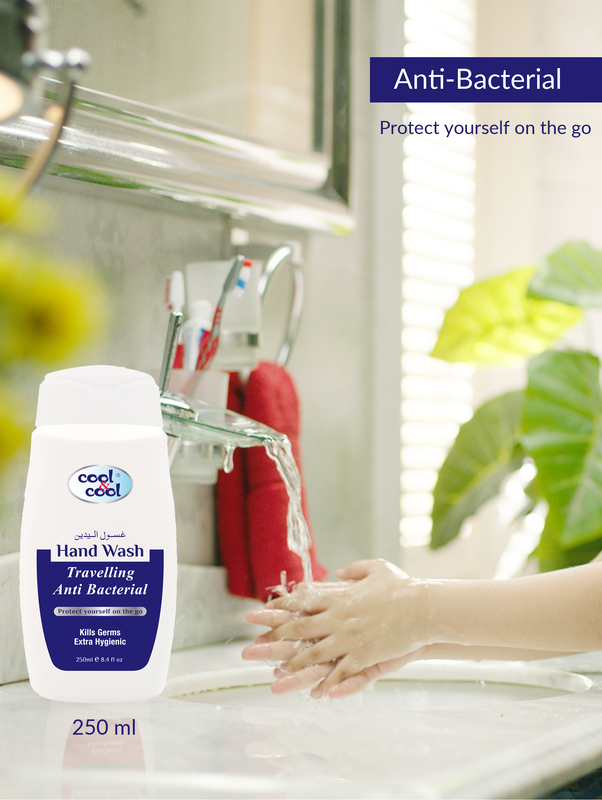 Cool & Cool Travelling Anti-Bacterial Hand Wash, 250ml