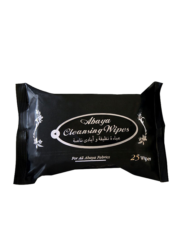 Cool & Cool Abaya Cleansing Wipes, 25 Sheets