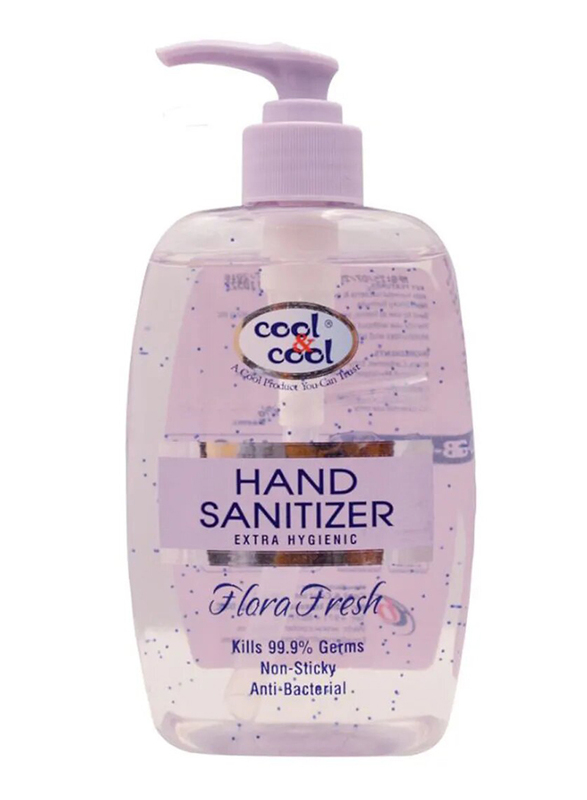 Cool & Cool Flora Fresh Hand Sanitizer, 500ml, 12 Pieces