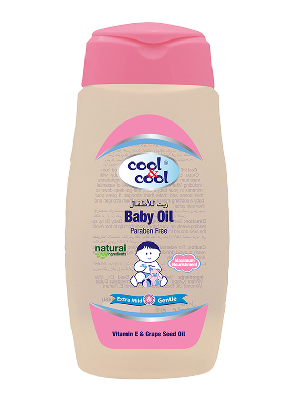 Cool & Cool 250ml Oil for Babies, Pink