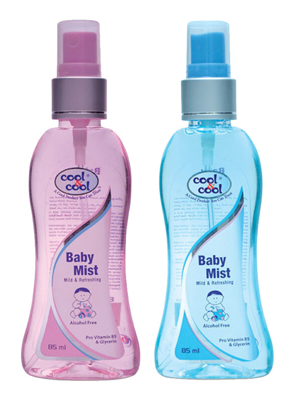 

Cool & Cool 80ml Mild and Refreshing Mist for Babies, Assorted (Pink OR Blue) 1 Piece