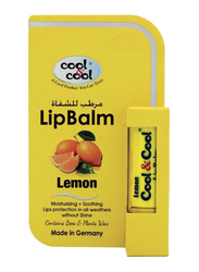 Cool & Cool Lip Balm, Lemon, Yellow