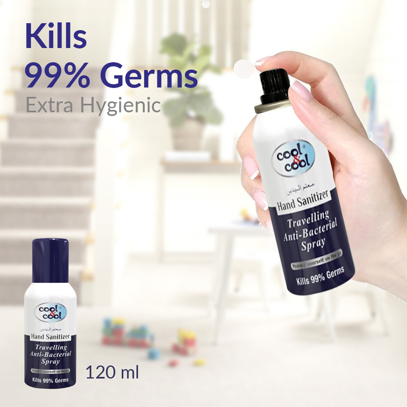 Cool & Cool Travelling Hand Sanitizer Spray, 120ml