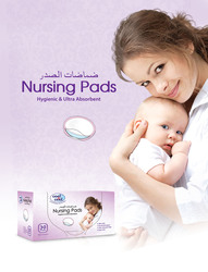 Cool & Cool Nursing Hygienic Pads, 3 x 30 Counts