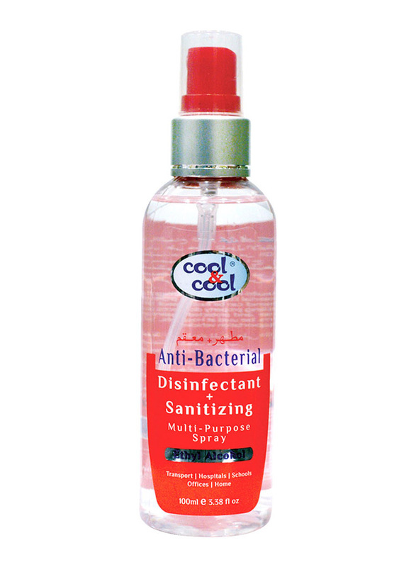 Cool & Cool Disinfectant Multi Purpose Spray, 12 Bottles x 100ml