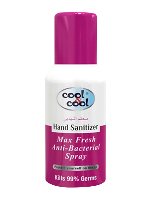 Cool & Cool Max Fresh Hand Sanitizer Spray, 120ml