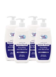 Cool & Cool Travelling Anti-Bacterial Hand Wash, 500ml, 4 Pieces