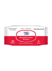 Cool & Cool Disinfectant Wipes, 40 Wipes