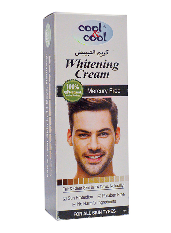 Cool & Cool Whitening Facial Cream for Men, 50ml