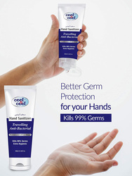 Cool & Cool Travelling Anti-Bacterial Hand Sanitizer Tube, 100ml