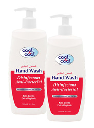 Cool & Cool Disinfectant Anti-Bacterial Hand Wash, 500ml, 2 Pieces