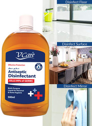 V Care Effective Protection Antiseptic Disinfectant Liquid, 2 Bottles x 500ml