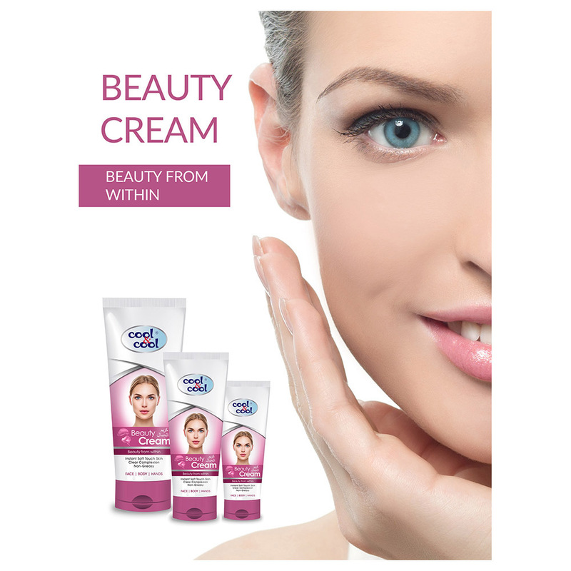 Cool & Cool Beauty Cream, 100ml, 4 Pieces