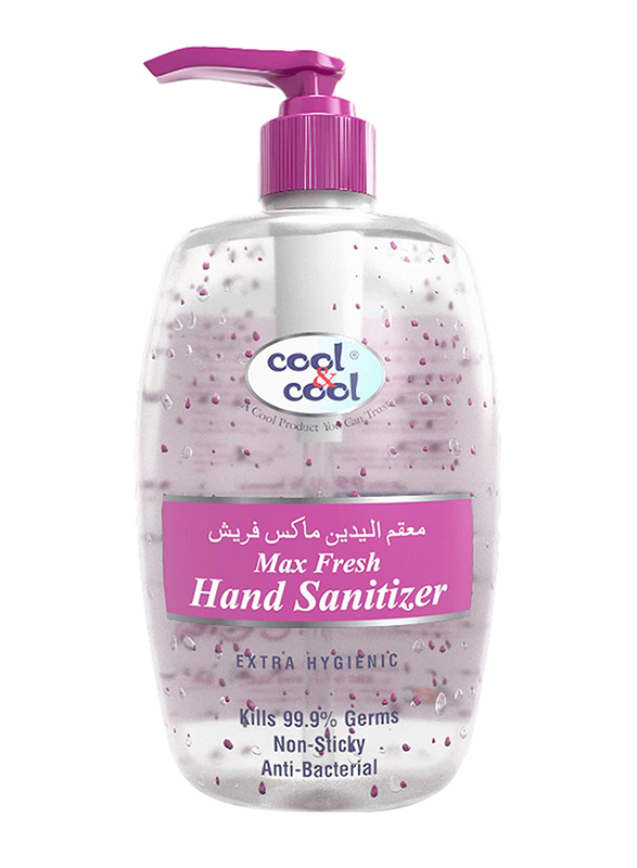 Cool & Cool Max Fresh Hand Sanitizer, 500ml, 2 Pieces