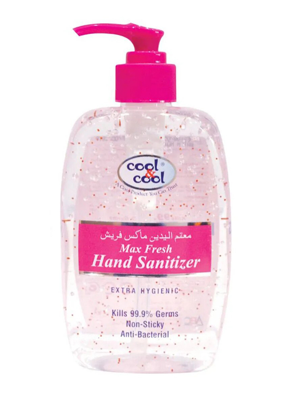Cool & Cool Max Fresh Hand Sanitizer, 500ml, 12 Pieces