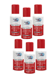 Cool & Cool Disinfectant Hand Sanitizer Spray, 120ml, 6 Pieces