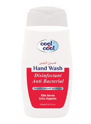 Cool & Cool Disinfectant Anti-Bacterial Hand Wash, 250ml, 6 Pieces