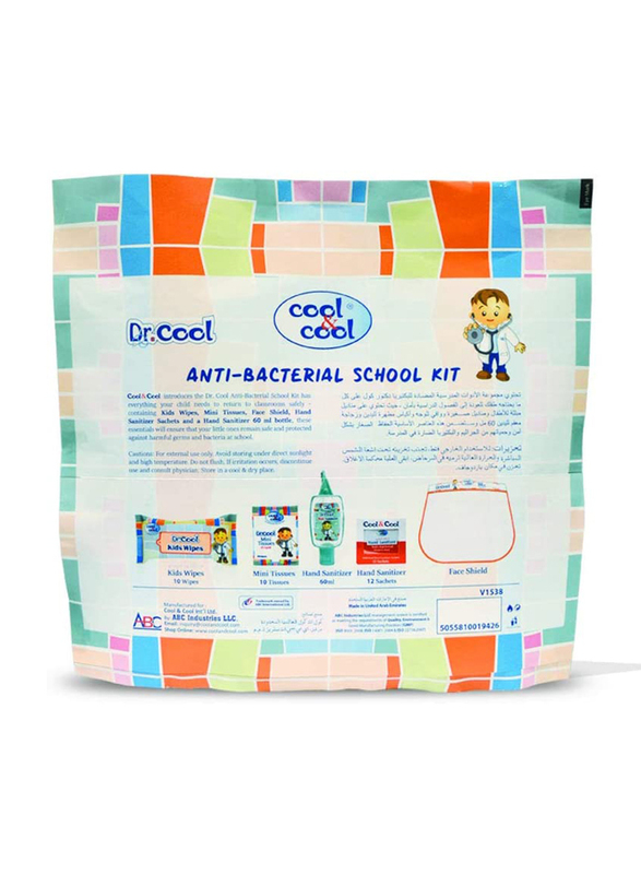 Cool & Cool DR. Cool Anti-Bacterial School First Aid Kit, Multicolour