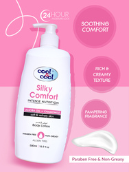 Cool & Cool Silky Comfort Body Lotion Set, 500ml, 6-Pieces