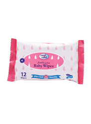 Cool & Cool 12-Sheets Ultra Soft & Gentle Wipes for Baby