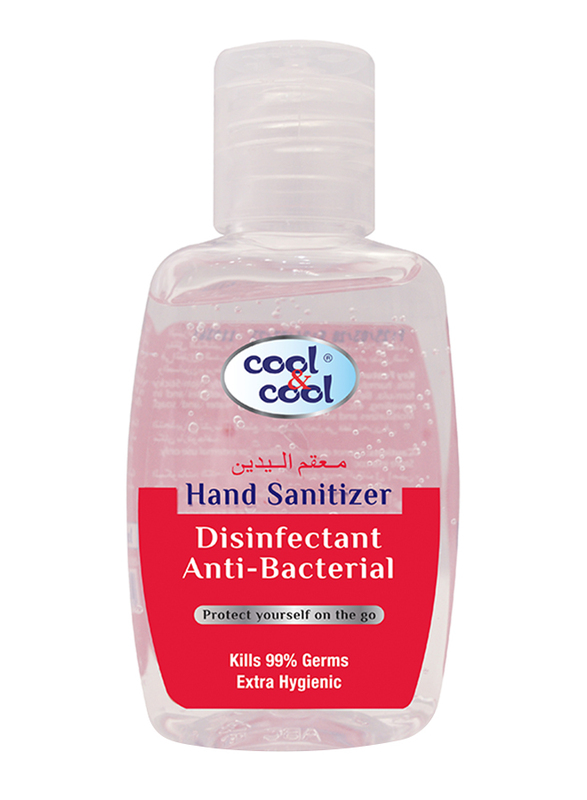 Cool & Cool Disinfectant Anti-Bacterial Hand Sanitizer, 60ml