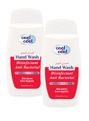 Cool & Cool Disinfectant Anti-Bacterial Hand Wash, 250ml, 2 Pieces