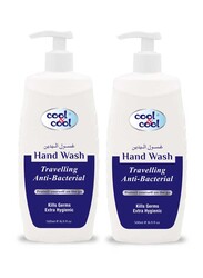 Cool & Cool Travelling Anti-Bacterial Hand Wash, 500ml, 2 Pieces