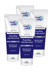 Cool & Cool Travelling Hand Sanitizer Tube, 100ml, 4 Pieces