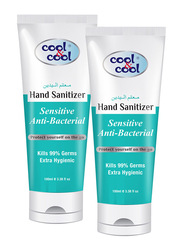 Cool & Cool Sensitive Hand Sanitizer Tube, 100ml, 2 Pieces